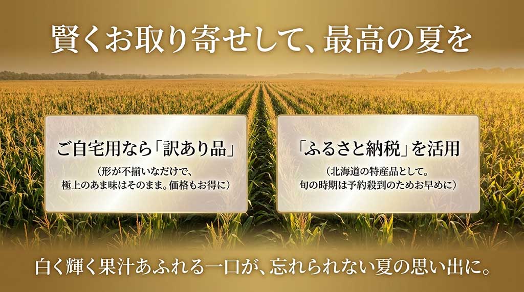 コスパ抜群の訳あり品購入と北海道のふるさと納税を活用してお得に手に入れるアドバイス