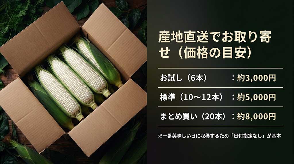 お試し・標準・まとめ買いそれぞれの本数と価格の目安を掲載した画像